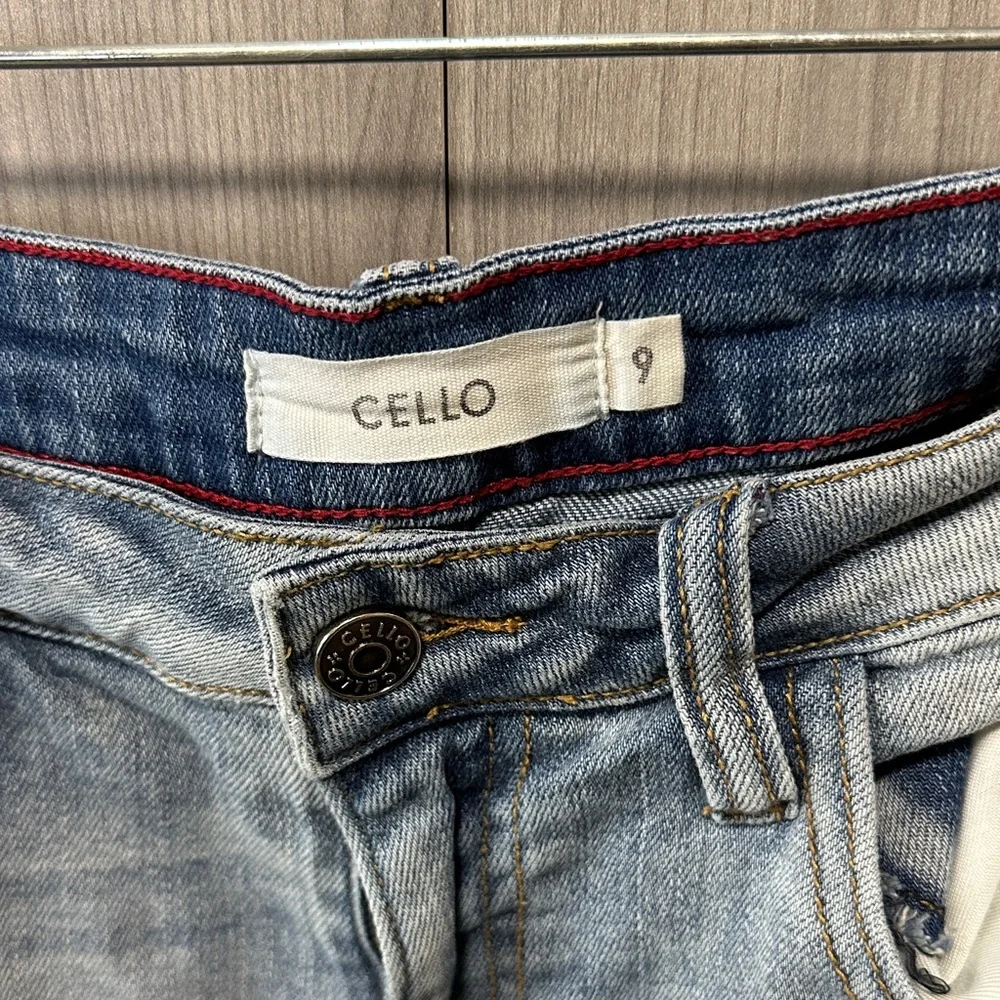 Cello Light Blue Ripped Jean Shorts - Picture 2 of 3